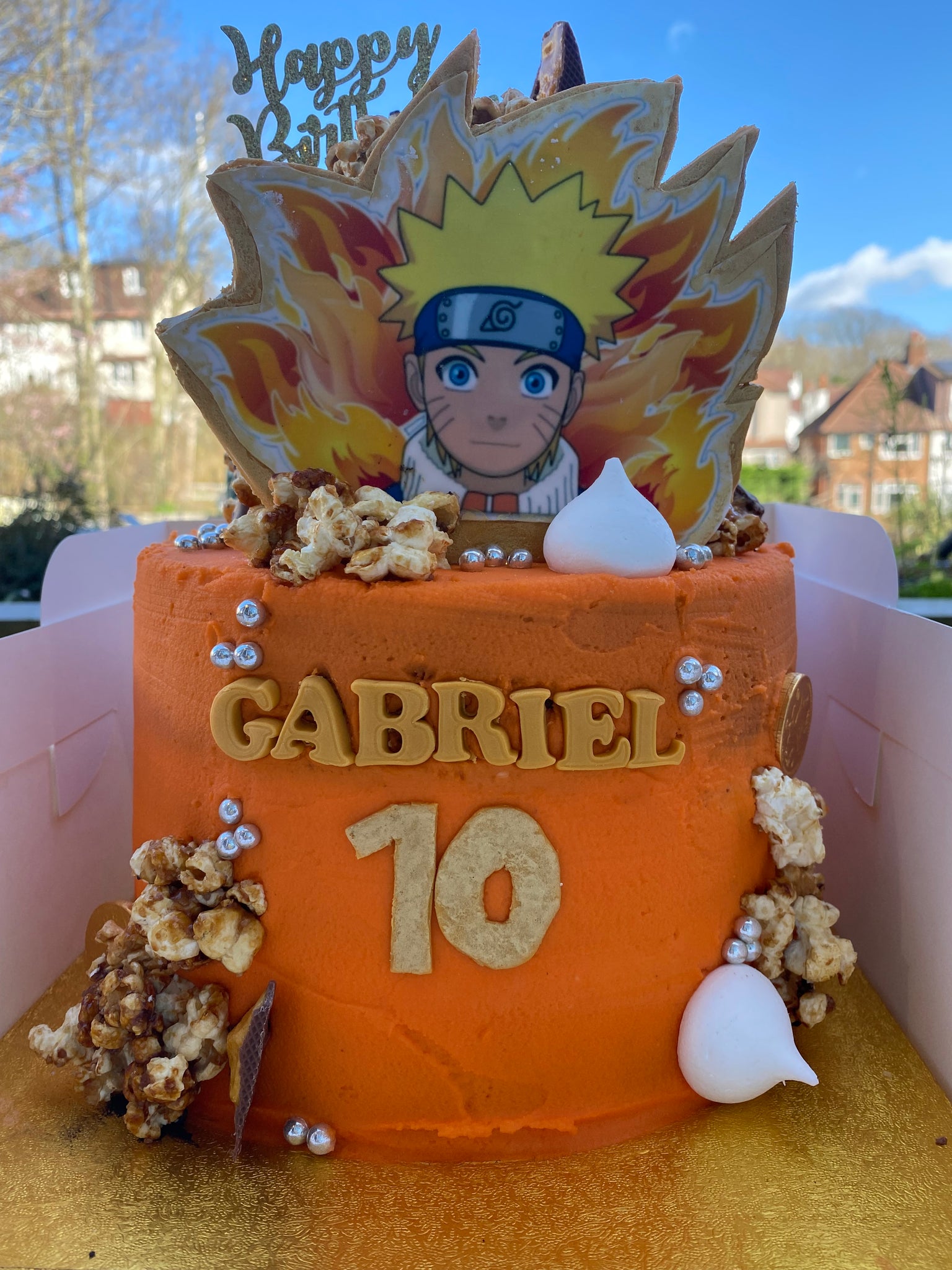 Naruto Character cake