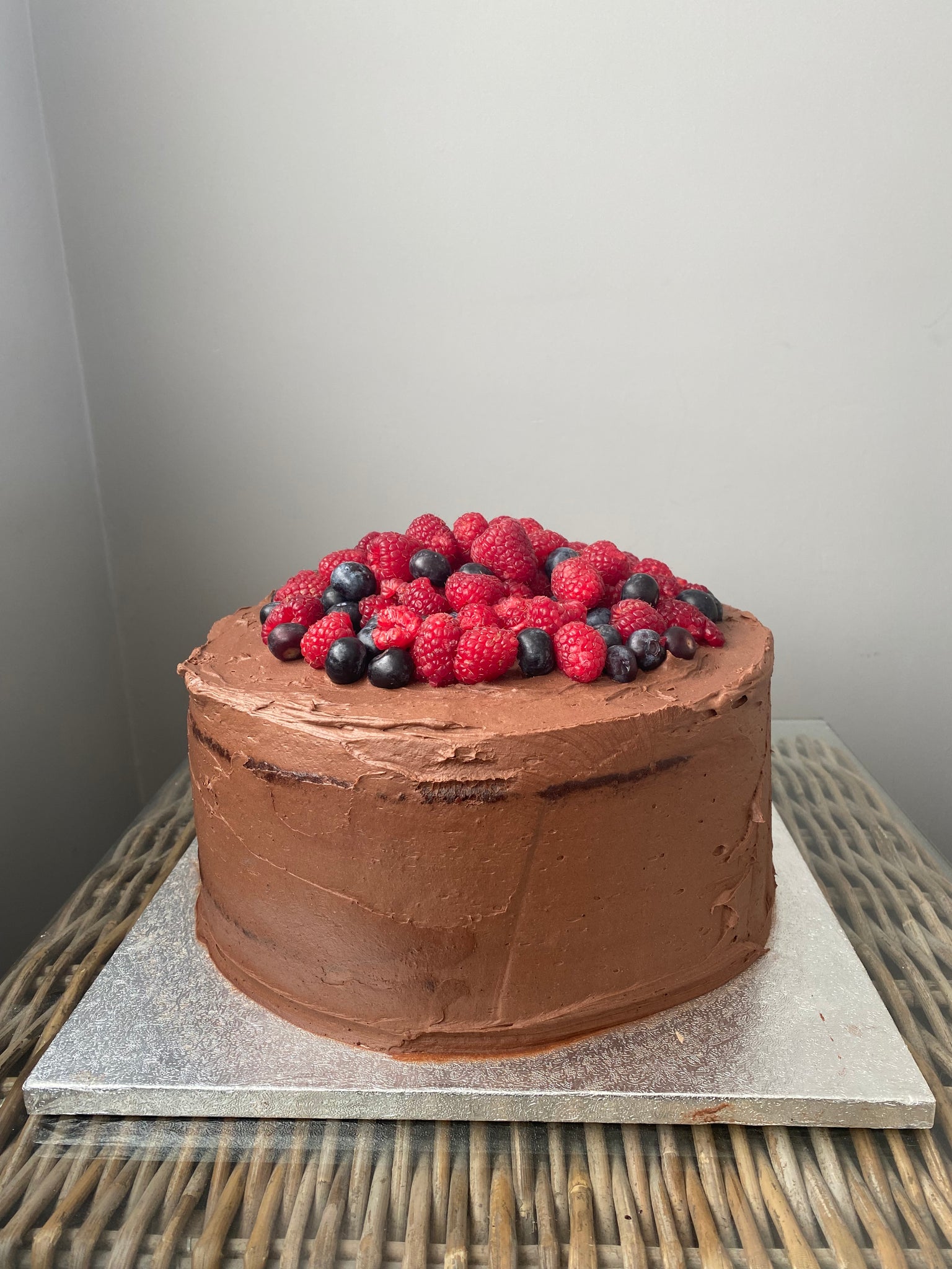 Chocolate & Berry cake - click here for more options